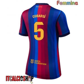Barcelona Pau Cubarsi #5 Prima Maglia Femmina 2026-27 Manica Corta